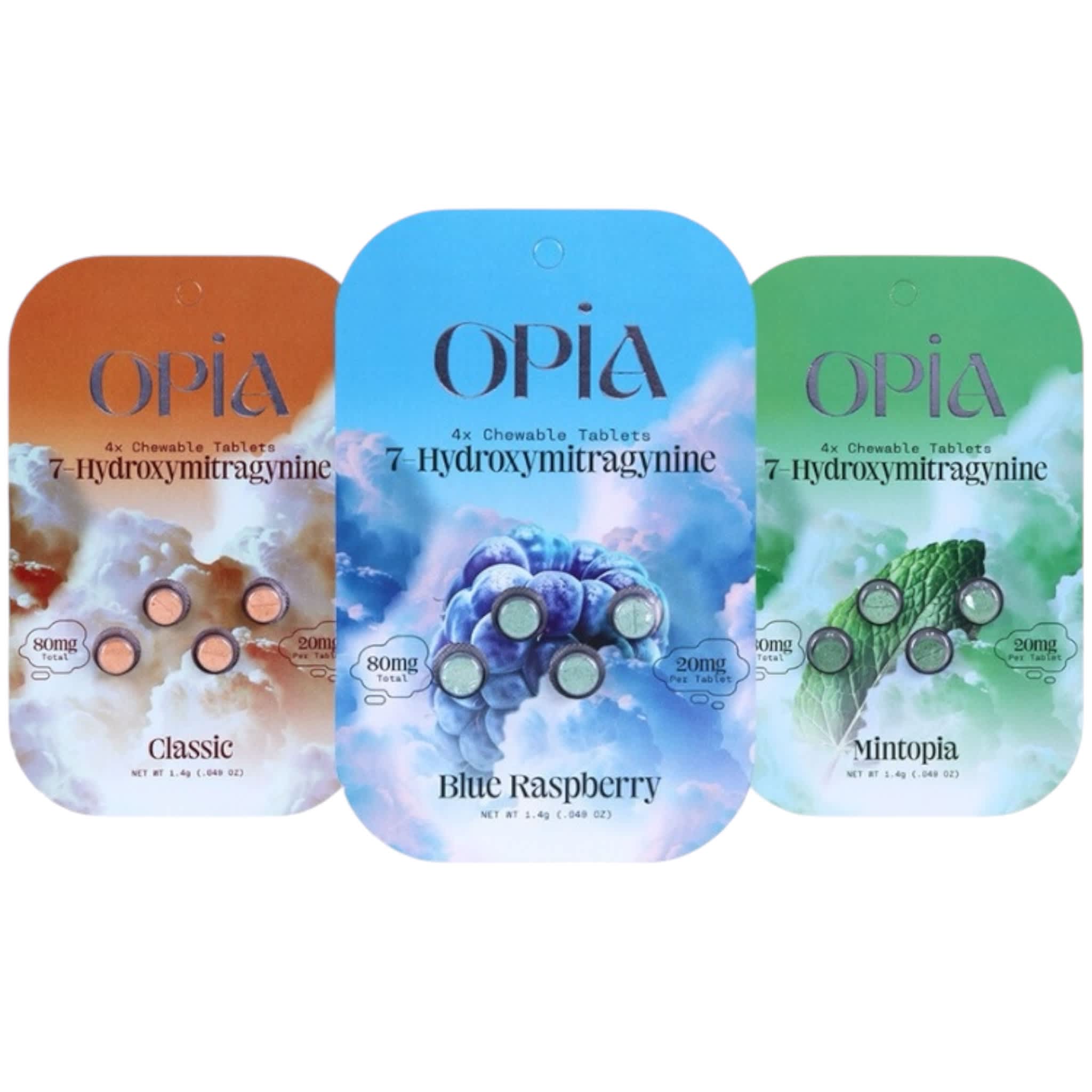 OPiA | 7OH | 4CT – 20MG Each | 80MG OPiA | 7OH | 4CT - 20MG Each | 80MG - Image 1