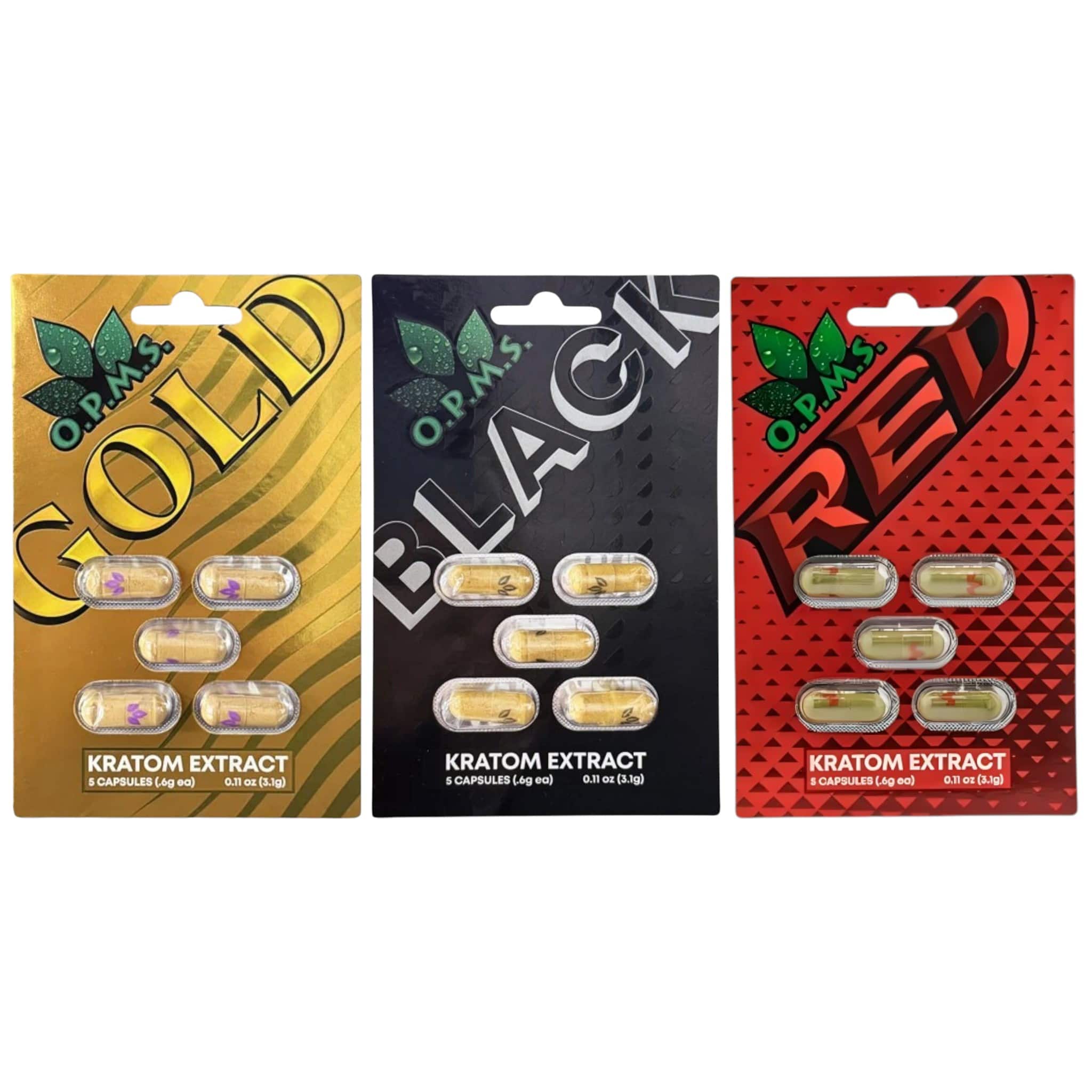 OPMS | Kratom Extract Capsules OPMS | Kratom Extract Capsules - Image 1