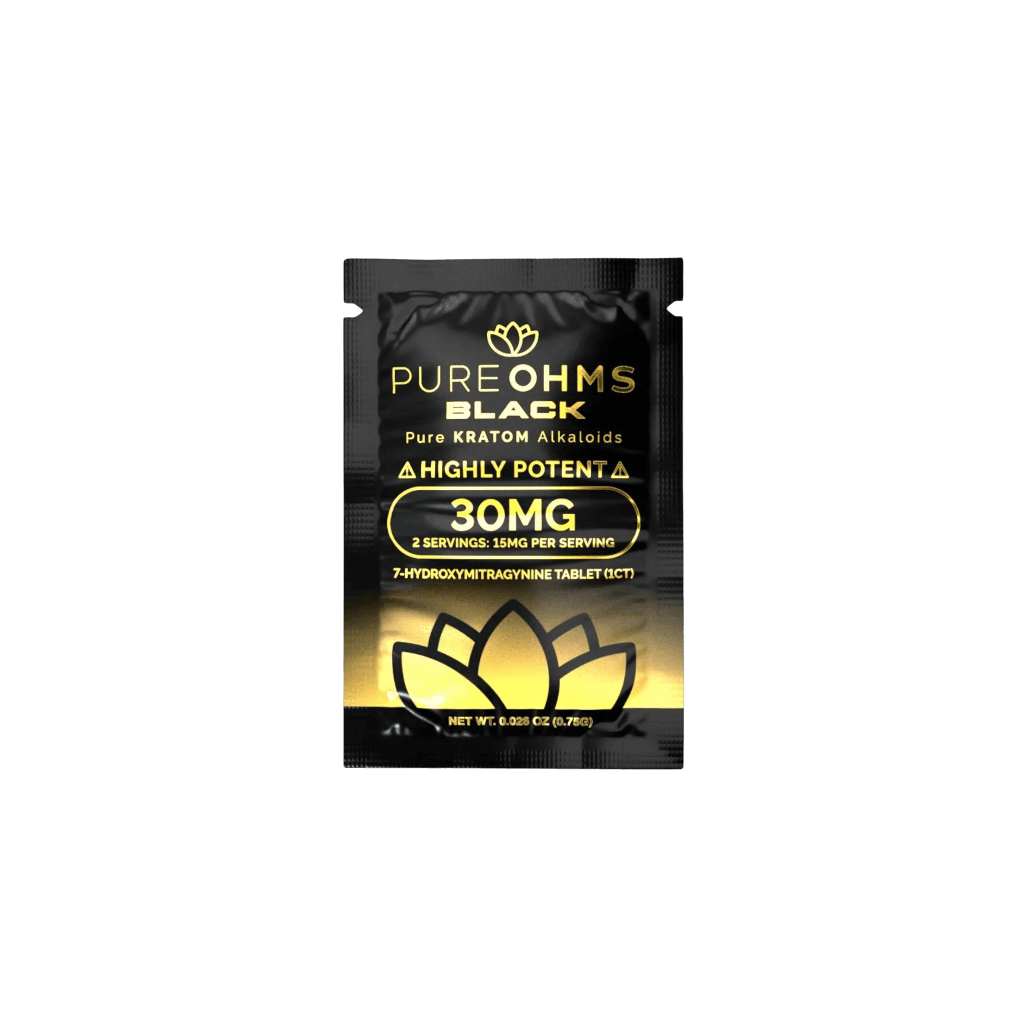 Pure OHMS | Black 7OH | 1ct – 30MG Each Pure OHMS | Black 7OH | 1ct - 30MG Each - Image 1