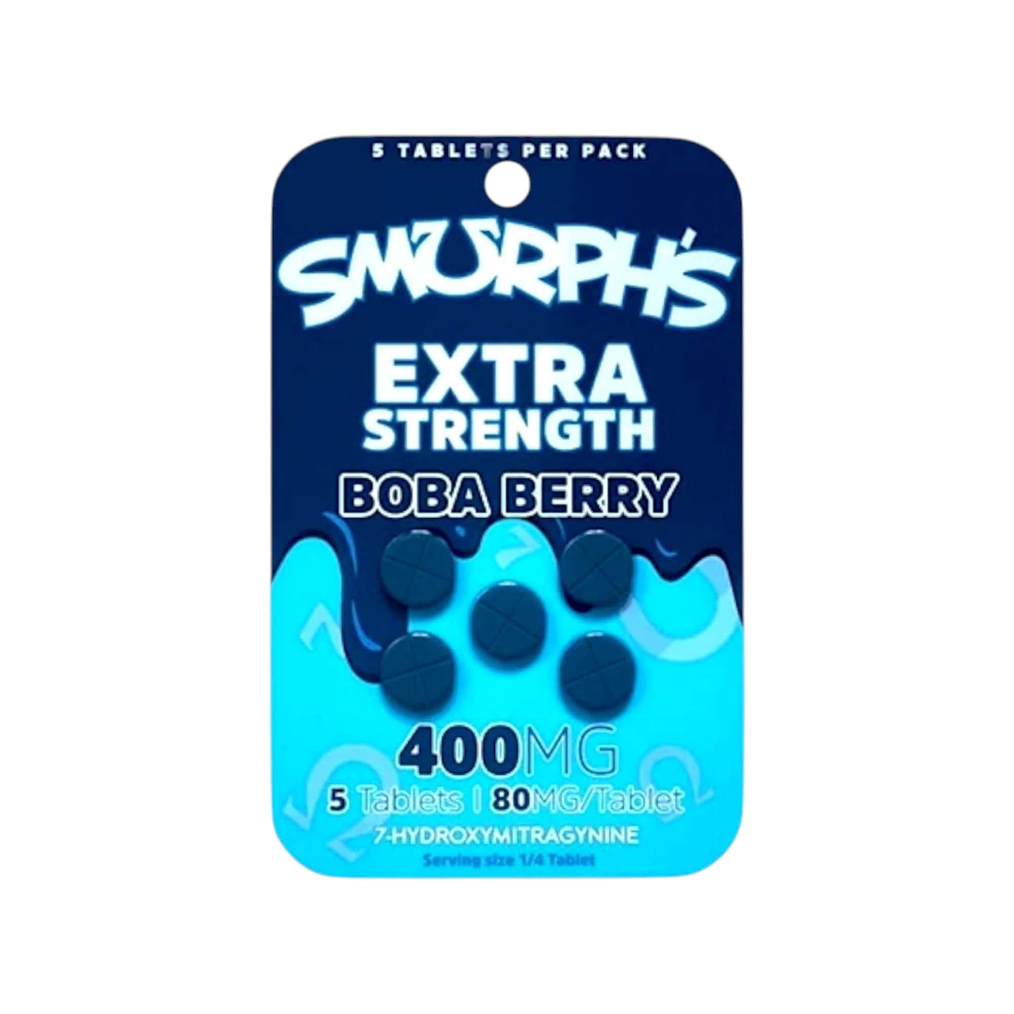Smurph’s | Extra Strength 7oh Tablets | 5CT – 80MG Each | 400MG Smurph's | Extra Strength 7oh Tablets | 5CT - 80MG Each | 400MG - Image 1