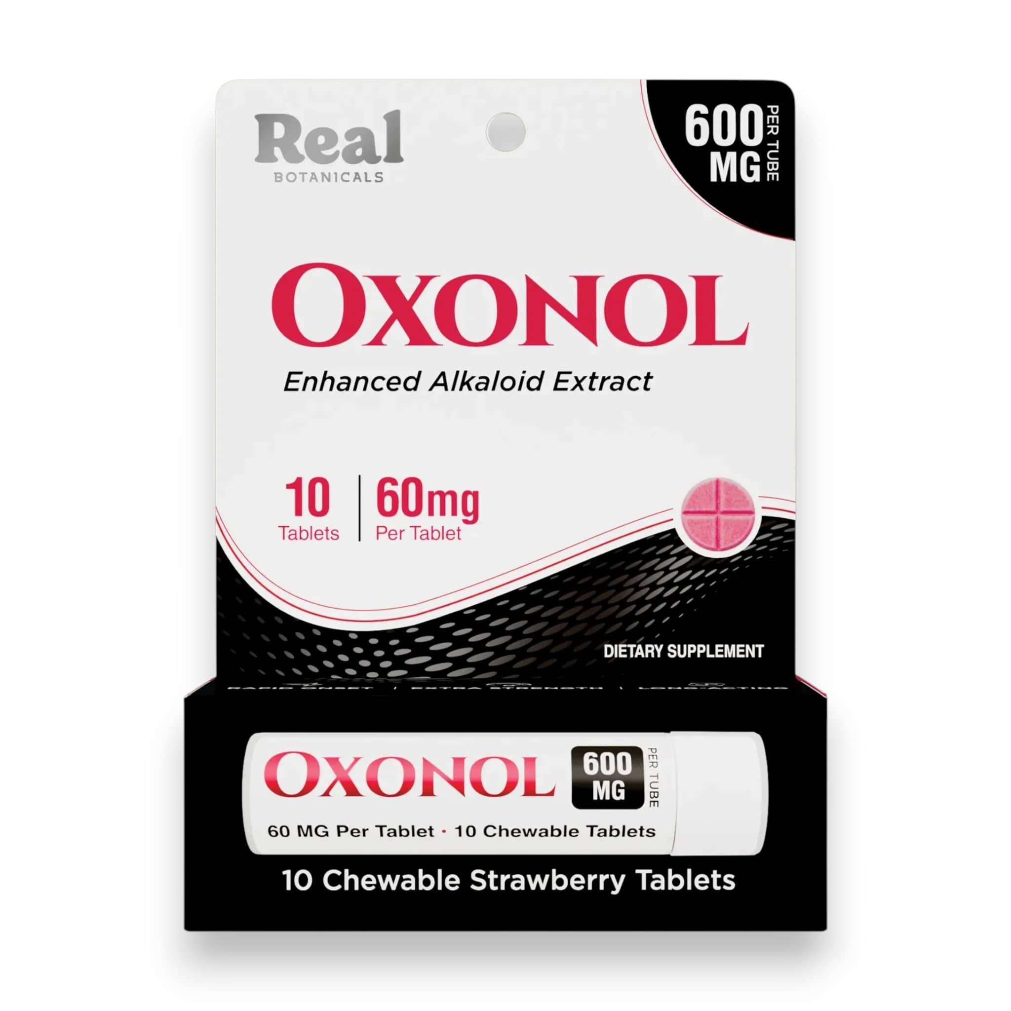 Real Botanicals | Oxonol Enhanced Alkaloid Tablets | 10CT – 60MG Each | 600MG Real Botanicals | Oxonol Enhanced Alkaloid Tablets | 10CT - 60MG Each | 600MG - Image 1