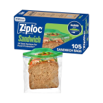 Ziploc | Sandwich Bag | 105CT
