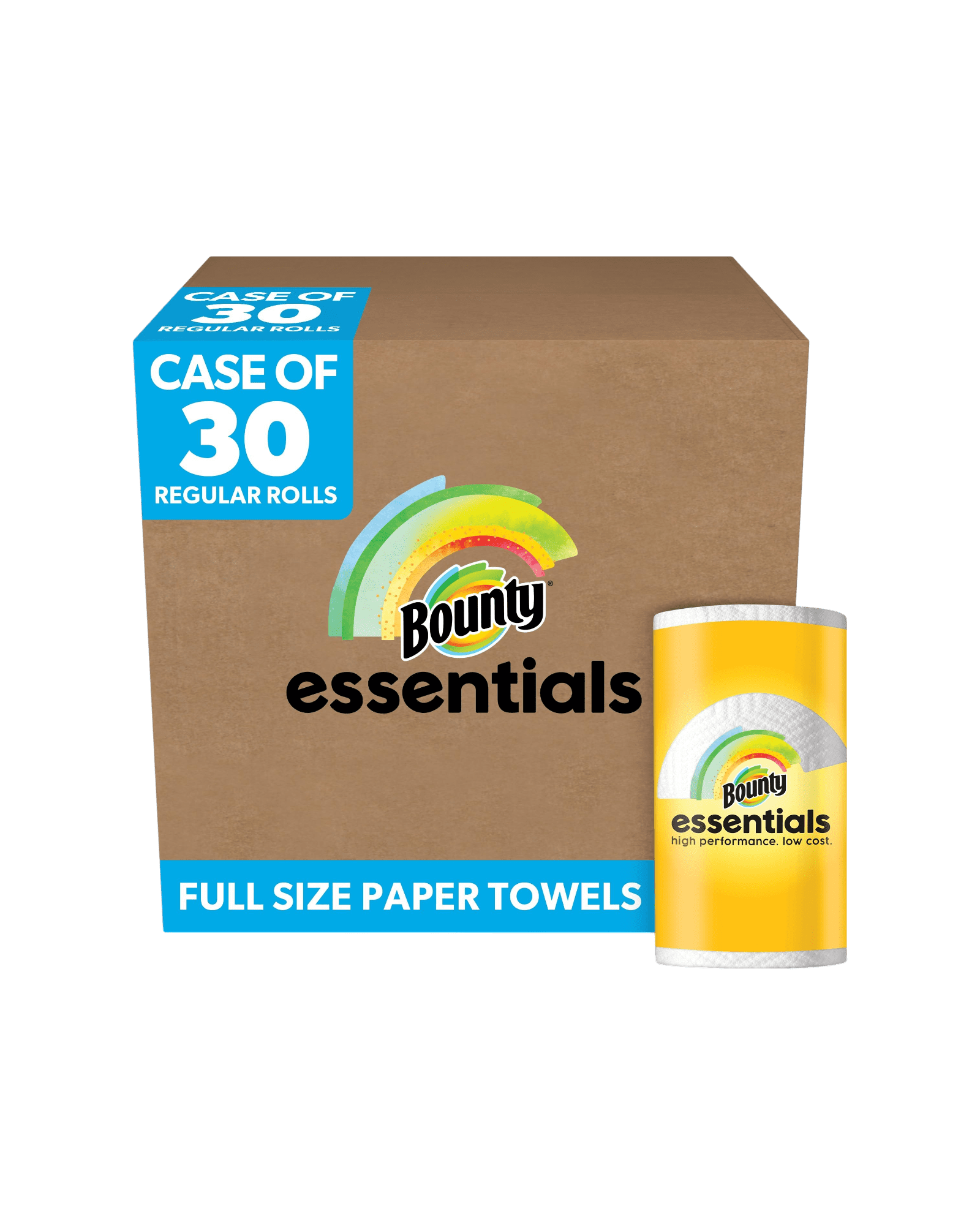 Bounty | Essentials White Paper Towels Bounty | Essentials White Paper Towels - Image 1