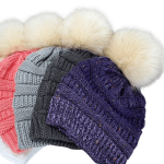 Winter Beanie Caps | Pom Pom