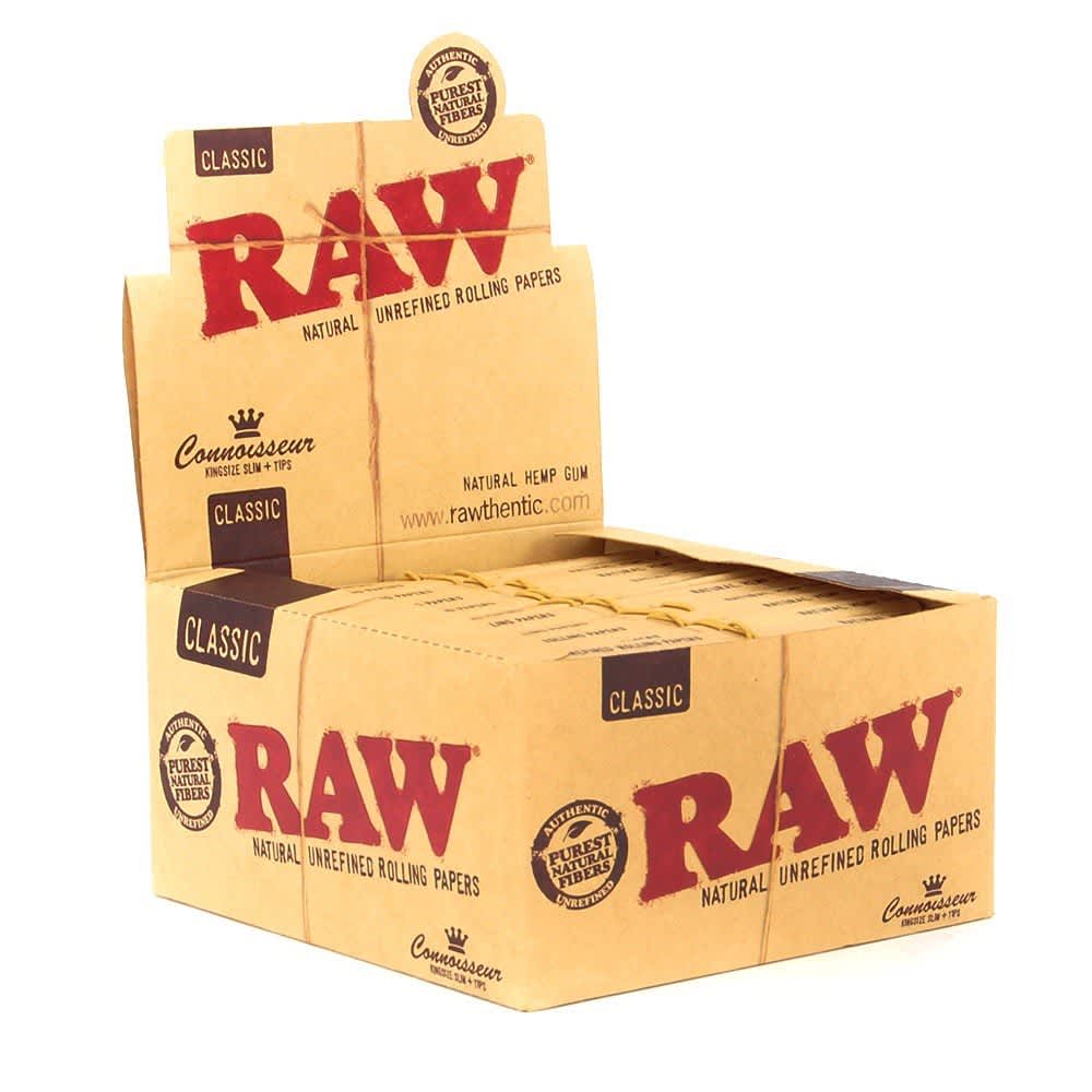RAW | Rolling Papers + Tips | Connoisseur RAW | Rolling Papers + Tips | Connoisseur - Image 1