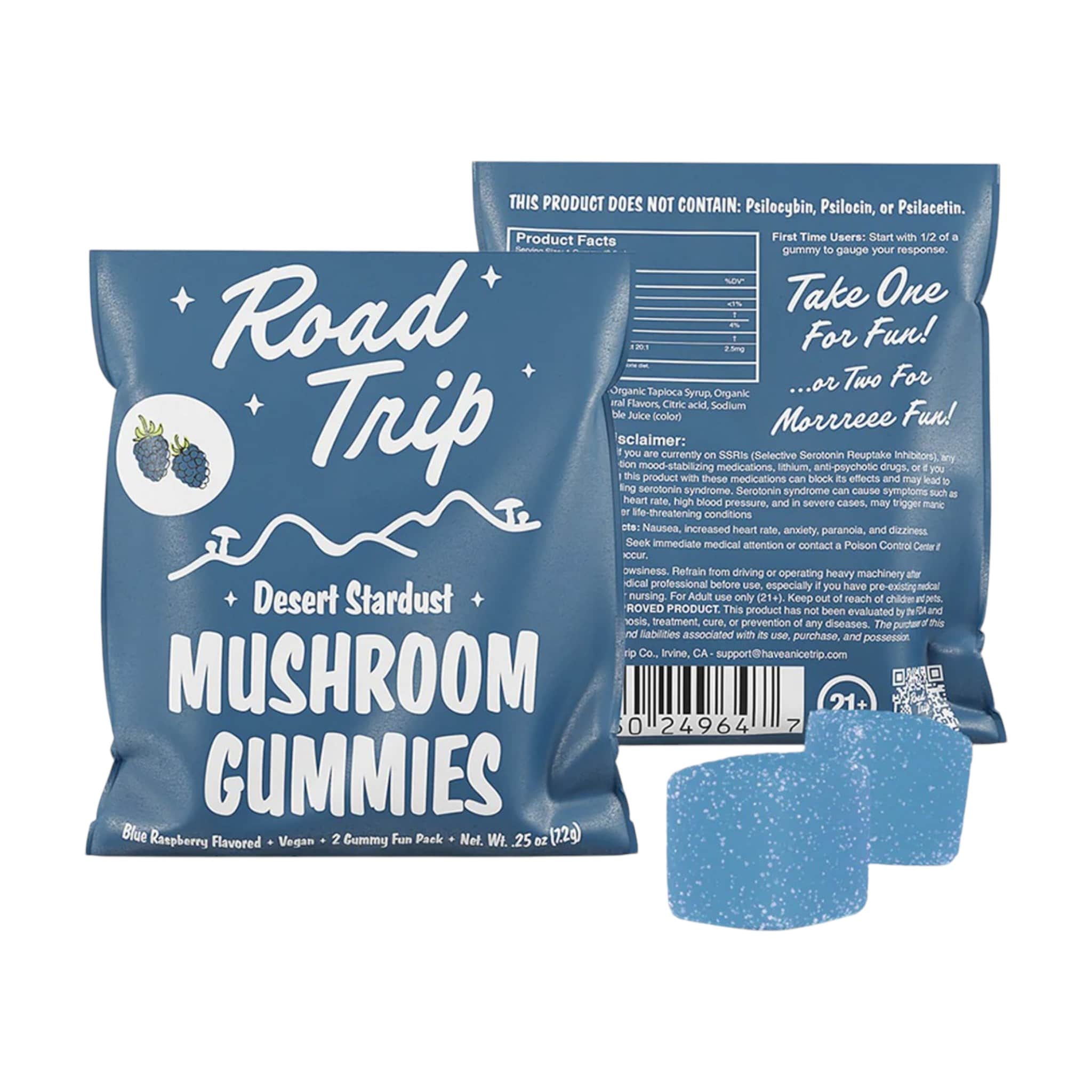 Road Trip | Desert Stardust Blend | Mushroom Gummies | 2 CT Road Trip | Desert Stardust Blend | Mushroom Gummies | 2 CT - Image 1