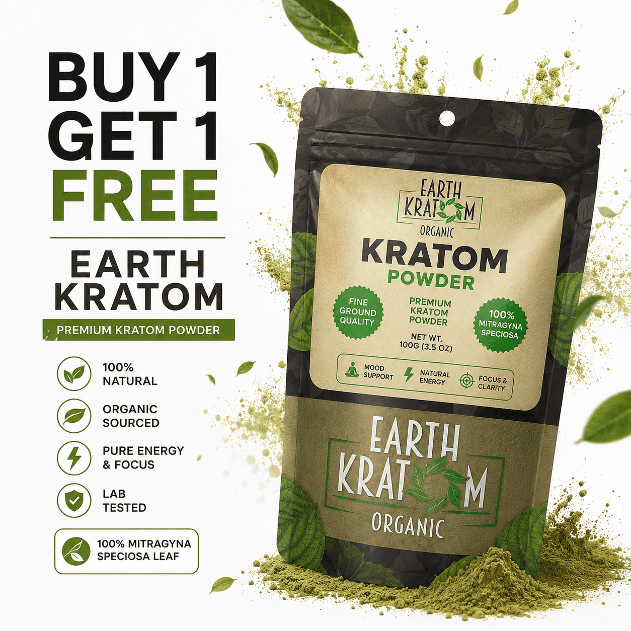 Earth Kratom | Powder Earth Kratom | Powder - Image 1