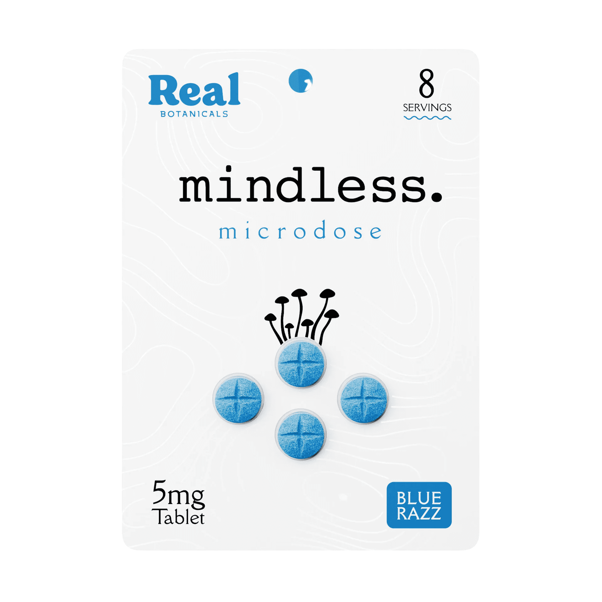 Real Botanicals | Mindless Microdose Mushroom Tablets | 4CT – 5MG Real Botanicals | Mindless Microdose Mushroom Tablets | 4CT - 5MG - Image 1