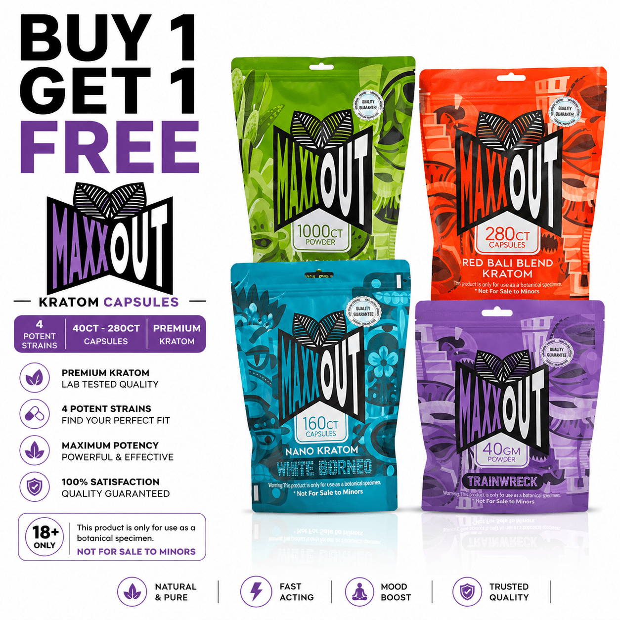 Maxx Out | Kratom Capsule Maxx Out | Kratom Capsule - Image 1