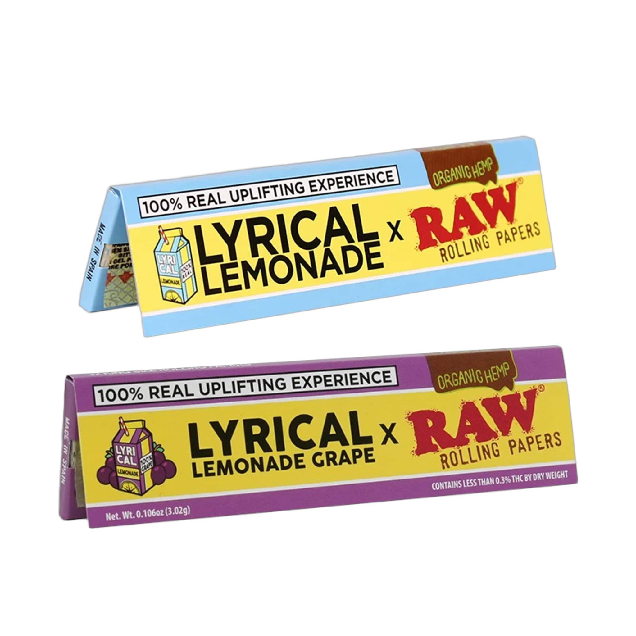 RAW x Lyrical Lemonade | Rolling Papers King Size Wide | 32 CT RAW x Lyrical Lemonade | Rolling Papers King Size Wide | 32 CT - Image 1