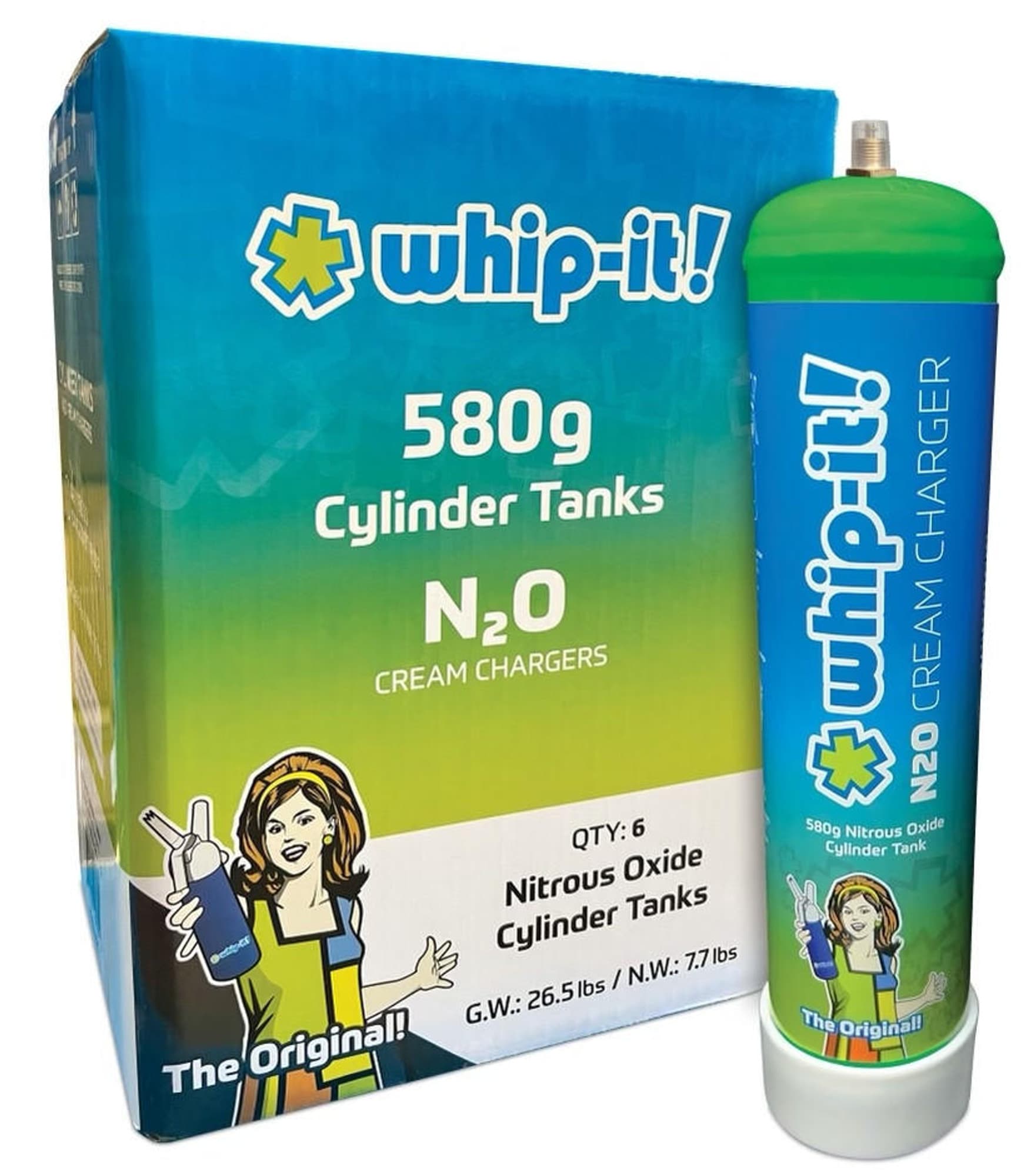 Whip-It! – N2O Cream Charger Tank Whip-It! - N2O Cream Charger Tank - Image 1